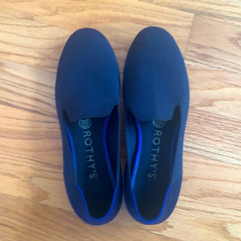 Rothy’s Navy Blue Loafers
